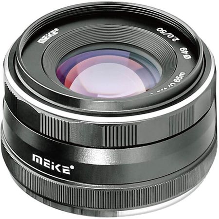 Lente meike mk-50 mm f/2 para micro cuatro tercios