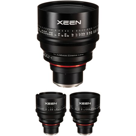 Lentes Rokinon Xeen 24, 50, 85 mm T1.5 para Sony E Mount Rokinon Xeen 24, 50, 85 mm T1.5 lentes para Sony E Mount