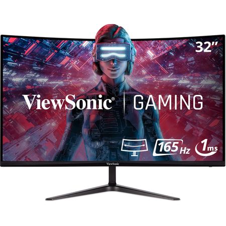 ViewSonic VX3218-PC-MHD 31.5" 16:9 165 Hz Monitor LCD curvo para juegos ViewSonic VX3218-PC-MHD 31.5 