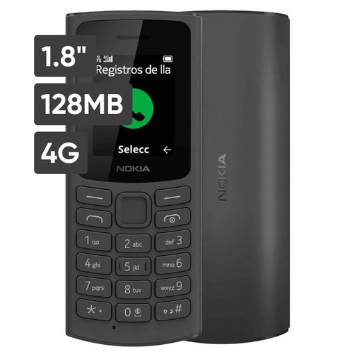Smartphone NOKIA 105 1.8 128MB Negro