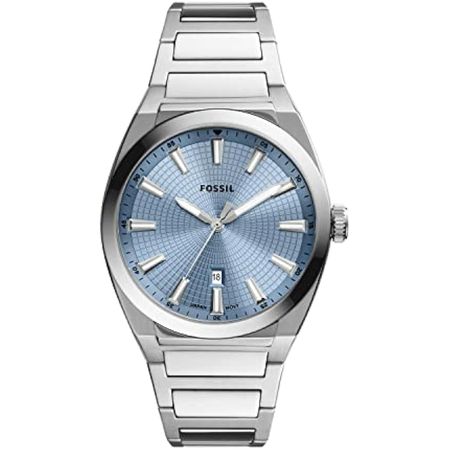 Reloj de Lujo Fossil Fs5986 para Hombre en Plateado