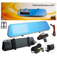 Espejo Retrovisor Auto DVR Camara Doble Vision Nocturna