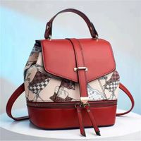Mochila de Lujo Dama Larousse Rojo