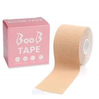 Boob Tape Brasier Sujetador Invisible Cinta de Levantamiento de Seno Color Nude 5Metros