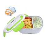 Ripley - LONCHERA TÁPER DE COMIDA Y ALIMENTOS 5 DIVISIONES CON ASA +  CUBIERTOS CELESTE