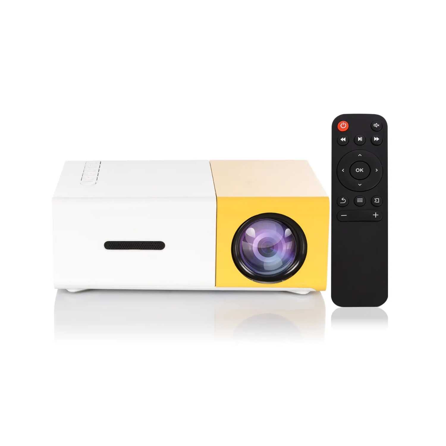 Proyector Portatil Multimedia LED 1080P Con Control Remoto