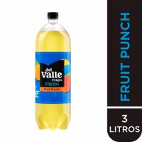 Bebida FRUGOS DEL VALLE Fruit Punch Botella 3L