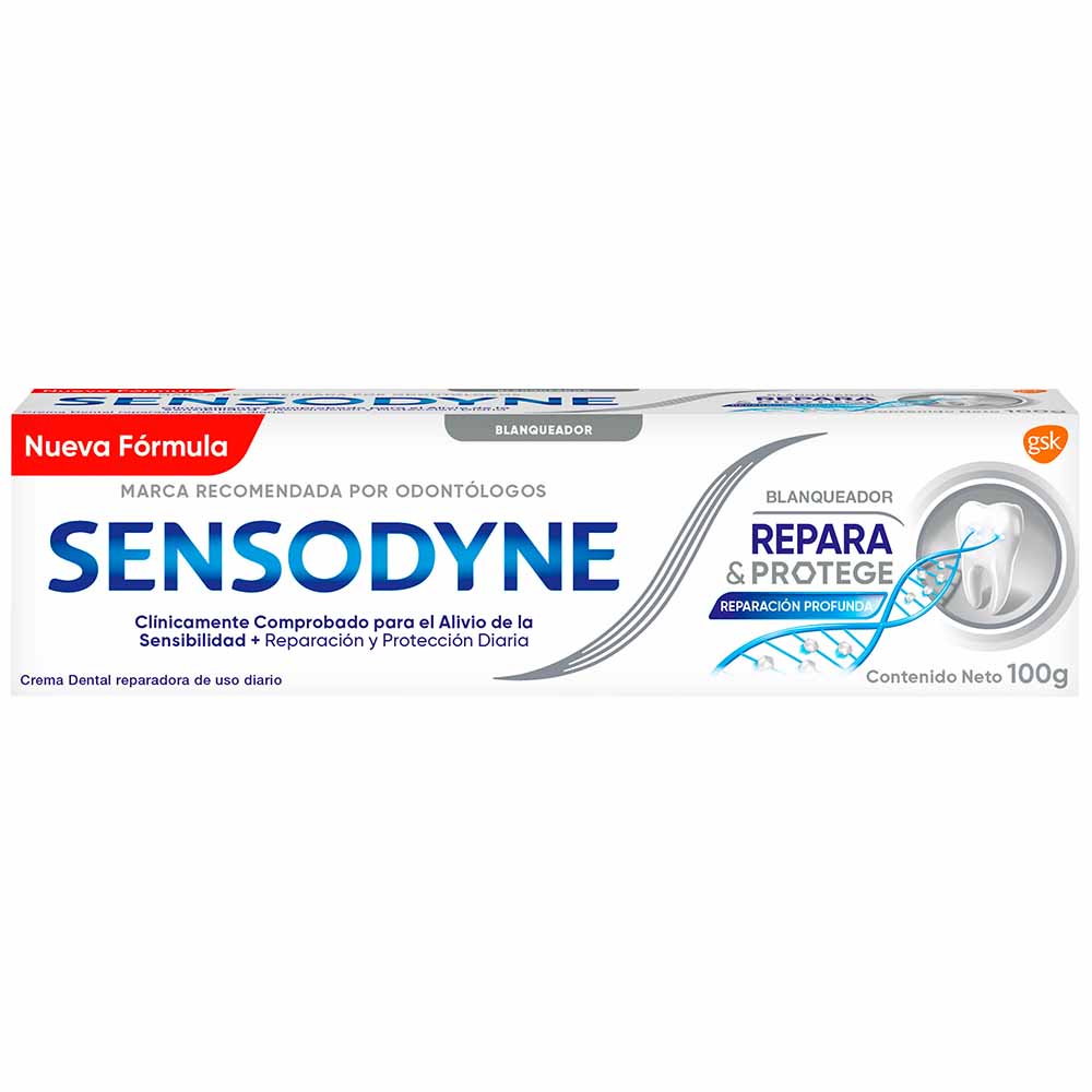 Pasta Dental SENSODYNE Blanqueador Repara y Protege Tubo 100g