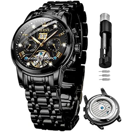 Reloj de Lujo Olevs Ow-G9910G-Hh-1 para Hombre en Negro