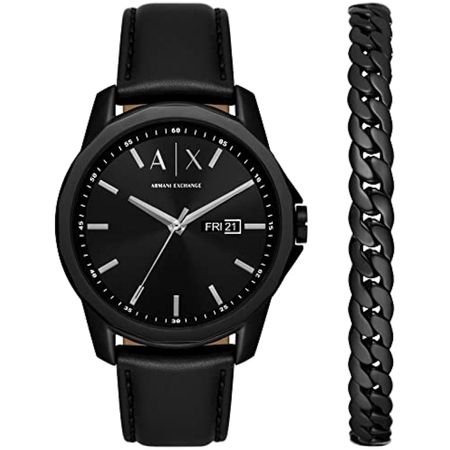 Reloj de Lujo Ax Armani Exchange Ax7147Set para Hombre en Negro