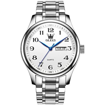 Reloj de Lujo Olevs Ouw-S-G5567Gs-Bb para Hombre en Plateado