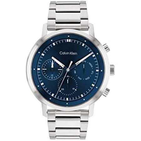 Reloj de Lujo Calvin Klein 25200063 para Hombre en Plateado