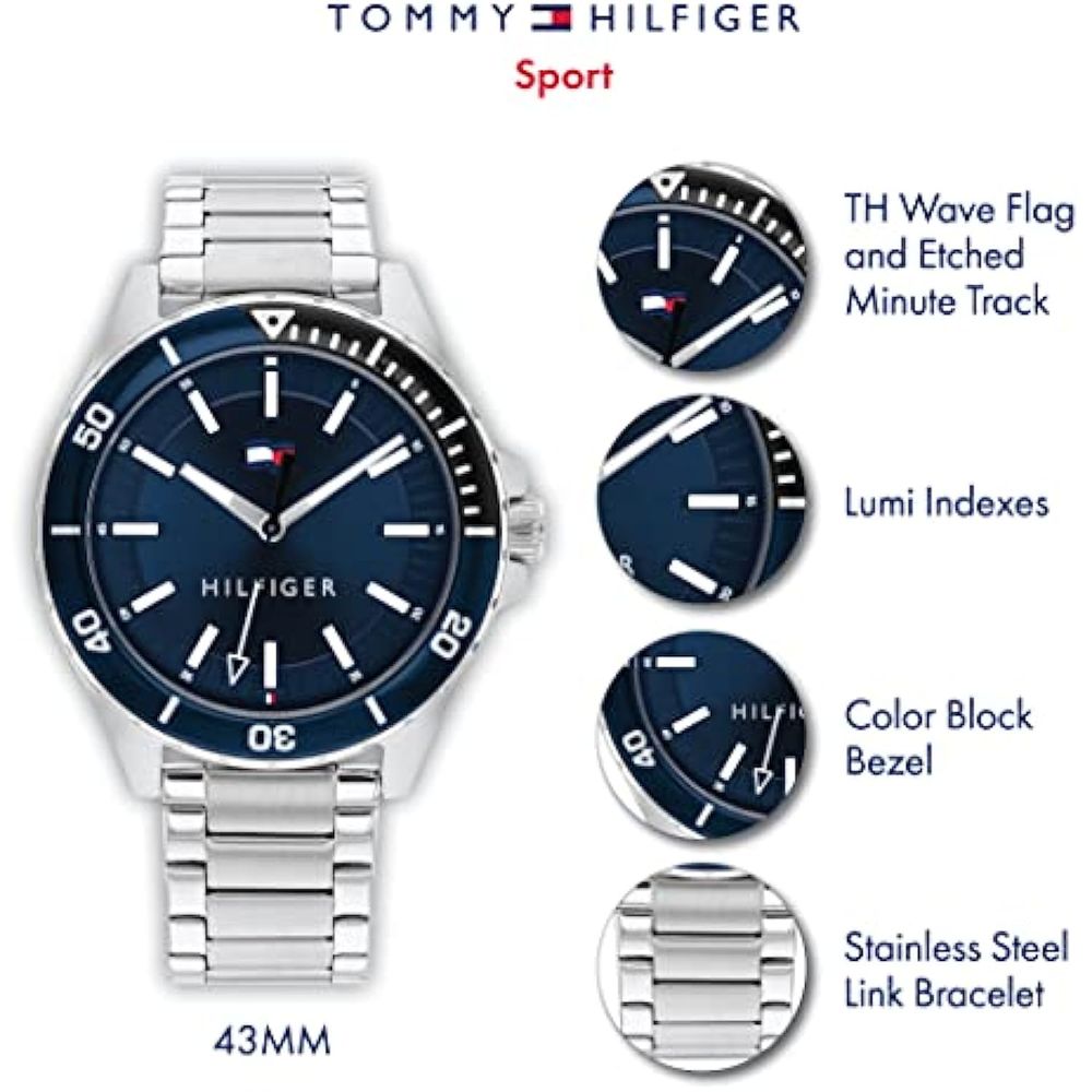 Reloj de Lujo Tommy Hilfiger 1792012 para Hombre en Plateado | plazaVea ...
