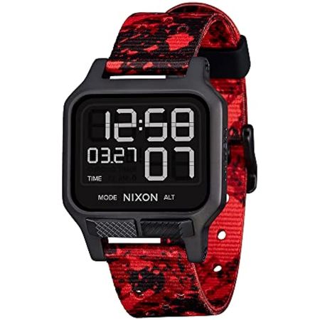 Reloj Digital Nixon A1320 para Hombre en Rojo