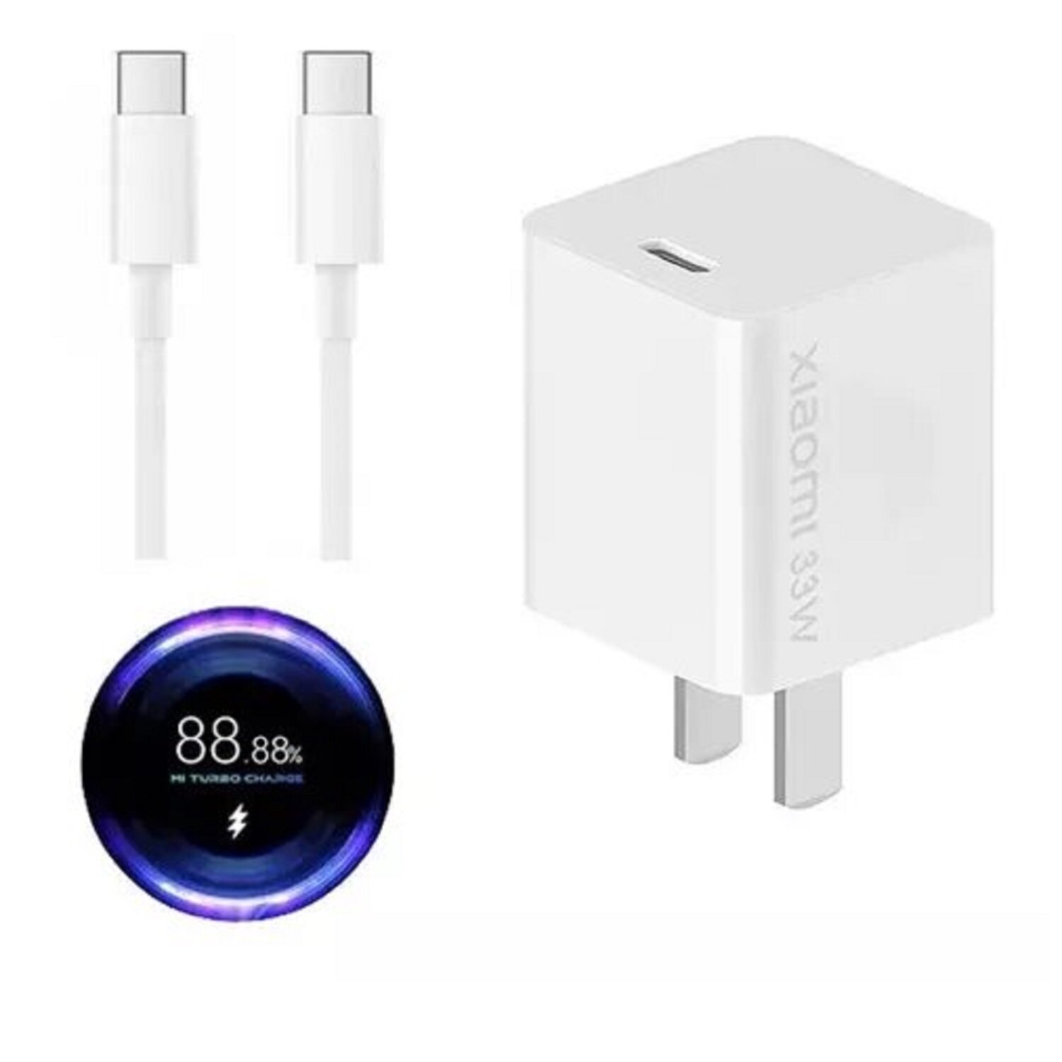 Cargador Xiaomi Mi GaN Type-C 33W Carga Rápida