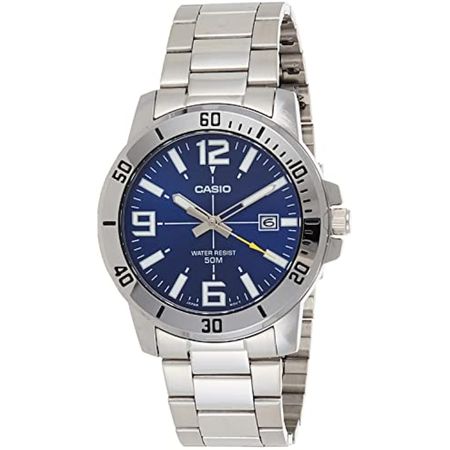 Reloj de Lujo Casio Mtp-Vd01D-2Bvcf para Hombre en Plateado