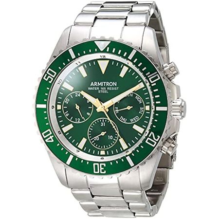 Reloj de Lujo Armitron 20/5351Gnsv para Hombre en Plateado