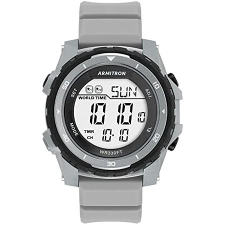 Reloj Digital Armitron Sport 40/8490Gry para Hombre en Gris