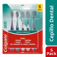 Cepillo Dental COLGATE 360° Medio 5un