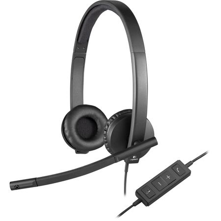 Auriculares Estéreo Logitech H570E Usb con Cable