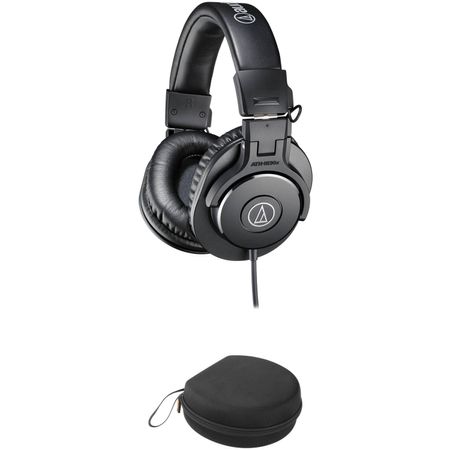 Kit de Auriculares Monitor Audio Technica Ath M30X y Estuche