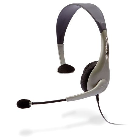 Headset Mono Usb Internet Cyber Acoustics Ac 840