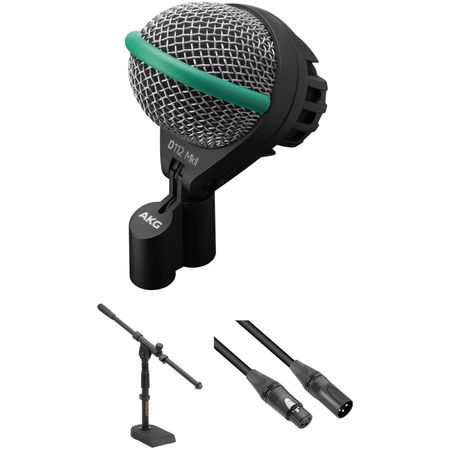 Kit de Micrófono Dinámico de Graves Akg D112 Mkii Pro con Soporte y Cable