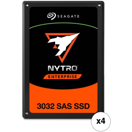 Paquete de 4 Unidades de Ssd Interno Seagate Nytro 3332 Standard Sas de 1.92Tb en Formato de 2.5