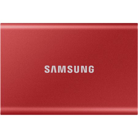 Ssd Portátil Samsung T7 de 1Tb Rojo Metálico
