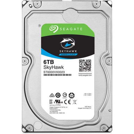 Disco Duro Interno Seagate Skyhawk Surveillance Sata Iii de 6Tb Empaque Oem de 3.5