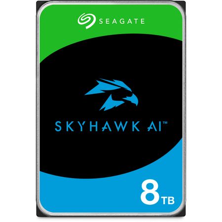 Disco Duro Interno de Vigilancia Seagate Skyhawk Ai de 8Tb Sata Iii 7200 Rpm 3.5 Oem