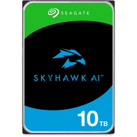 Disco Duro Interno de Vigilancia Seagate Skyhawk Ai de 10Tb Sata Iii 7200 Rpm 3.5 Retail