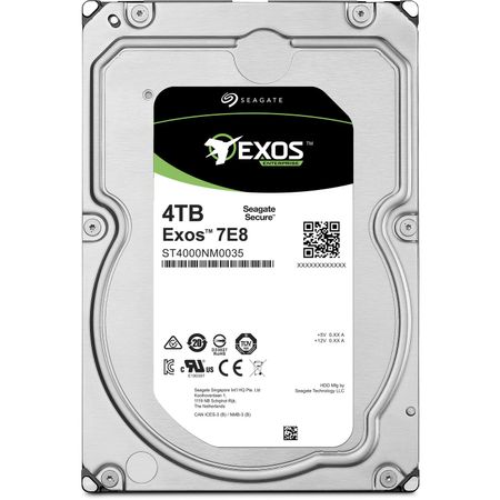 Disco Duro Interno Seagate Exos 7E8 512N Sata de 4Tb para 3.5