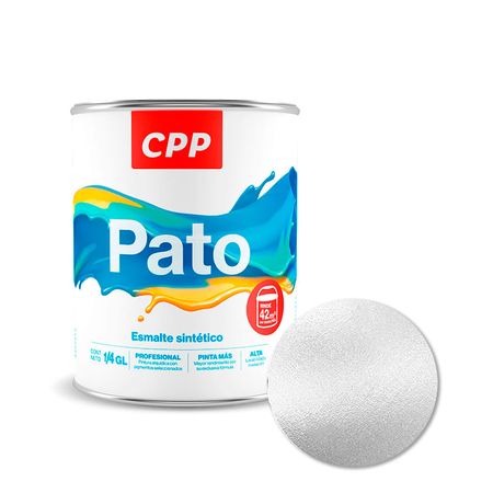 Esmalte Pato Aluminio 1/4 galón