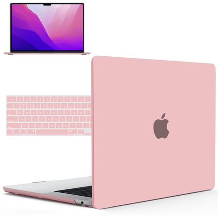 Funda Ibenzer Neon Party para Macbook Air 13.6 M2 2022 Rose Quartz