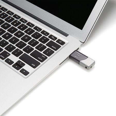 Unidad Flash Usb 3.0 Pny Turbo Attaché 3 de 32Gb Gris