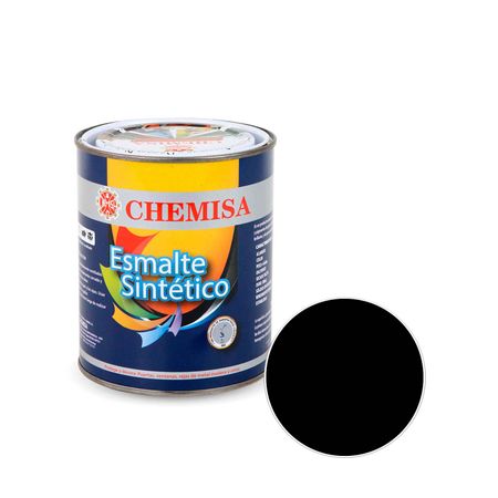 Esmalte sintético Negro 1/4 galón