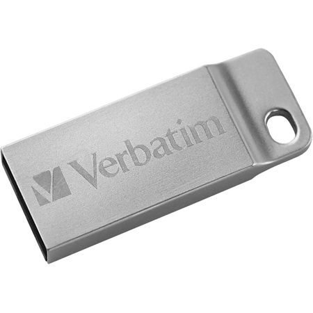 Unidad Flash Usb Verbatim Metal Executive de 16Gb Plata