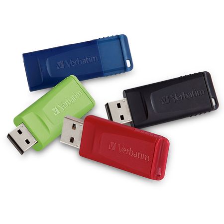 Paquete de 4 Unidades de Memoria Usb Verbatim Store N Go de 16Gb