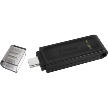 Unidad Flash Kingston Datatraveler 70 Usb 3.2 Gen 1 Type C de 128Gb