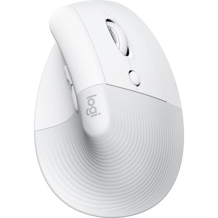 Mouse Inalámbrico Ergonómico Vertical Logitech Lift para Mac Blanco