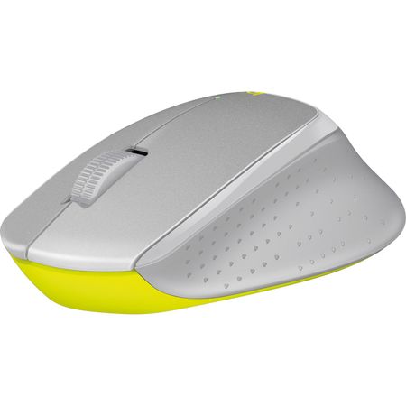 Mouse Inalámbrico Logitech M330 Silent Plus Gris Amarillo