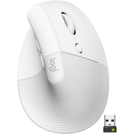 Mouse Inalámbrico Ergonómico Vertical Logitech Lift Blanco