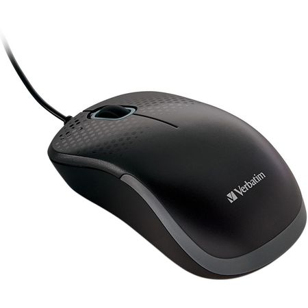 Mouse Óptico con Cable Verbatim Silent Negro