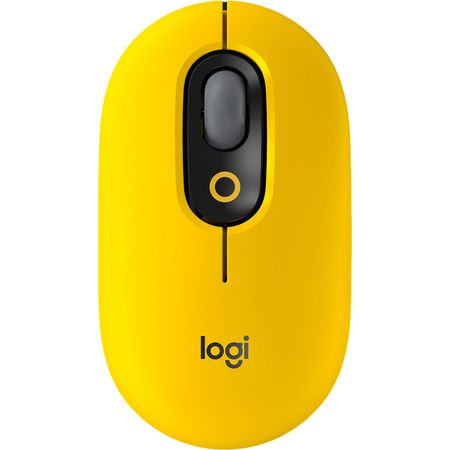 Mouse Inalámbrico Bluetooth Logitech Pop Silent Amarillo Blast