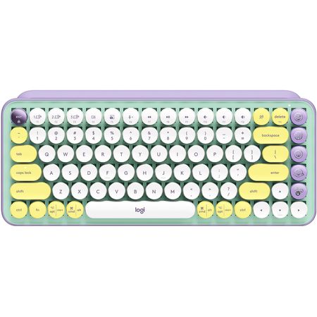 Teclado Mecánico Inalámbrico Bluetooth Logitech Pop Keys Daydream Mint