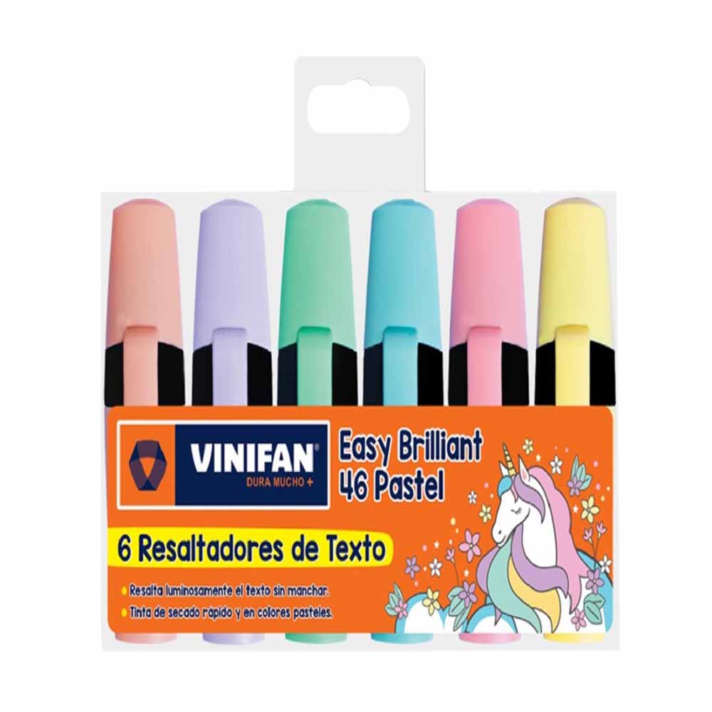 Resaltadores VINIFAN Easy Brillant Paquete 6un