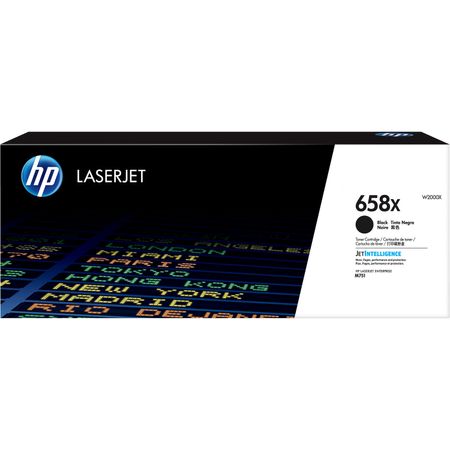 Cartucho de Tóner Hp 658X de Alta Capacidad para Impresoras Láser en Negro