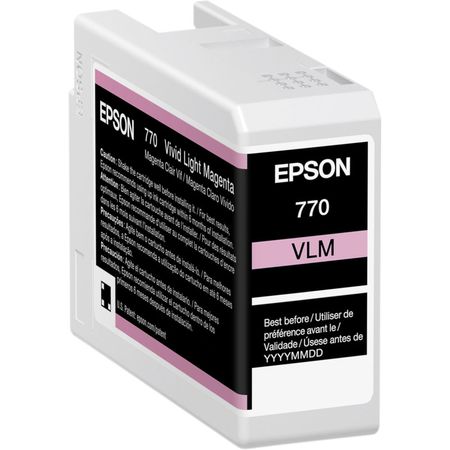 Cartucho de Tinta Epson 770 Ultrachrome Pro10 Vivid Light Magenta 25Ml