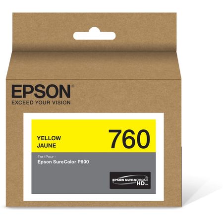 Cartucho de Tinta Epson Ultrachrome Hd T760 Amarillo